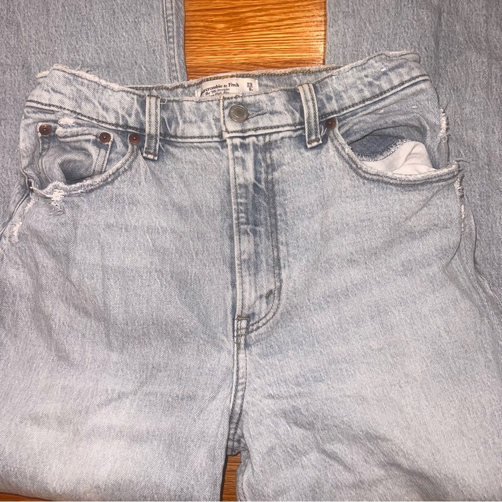 Abercrombie and fitch curvy love jeans